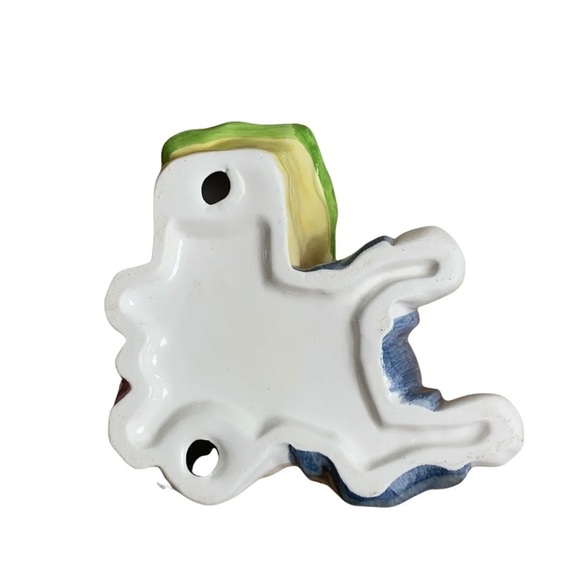 Easter Bunny Egg Holder Ceramic Table Decor Display - Picture 6 of 8